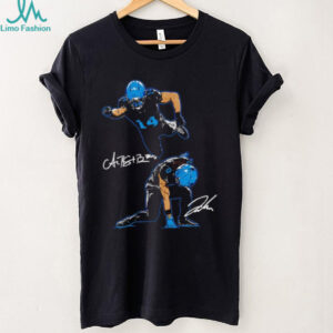 Amon Ra St. Brown and Jahmyr Gibbs Superheroes signature shirt