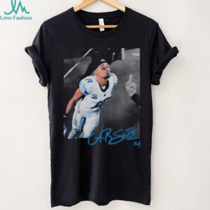 Amon Ra St. Brown kissing Detroit Lions NFL Football Game Day signature shirt