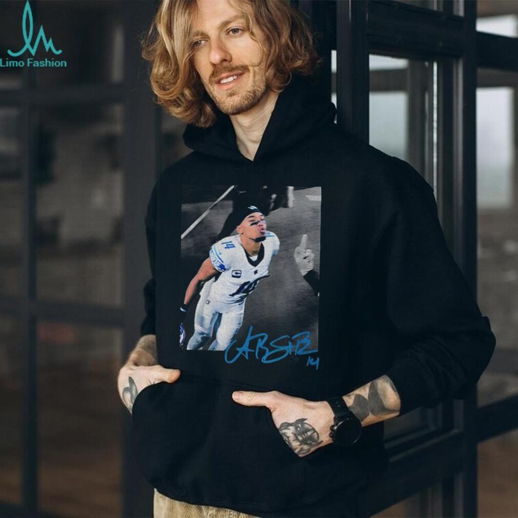 Amon Ra St. Brown kissing Detroit Lions NFL Football Game Day signature shirt Amon Ra St. Brown kissing Detroit Lions NFL Football Game Day signature shirt