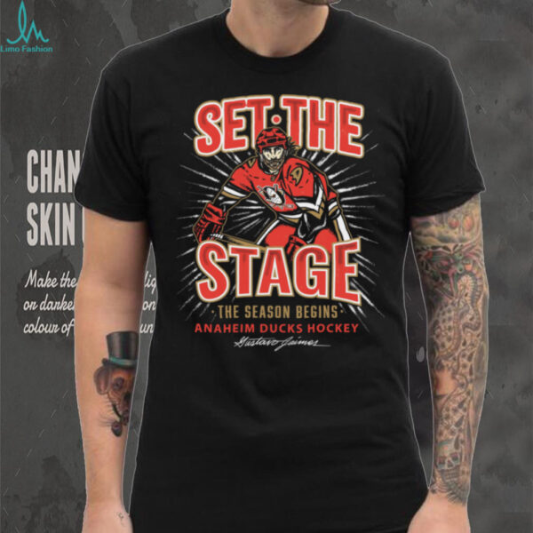 Anaheim Ducks Set the Stage Hockey T Shirt