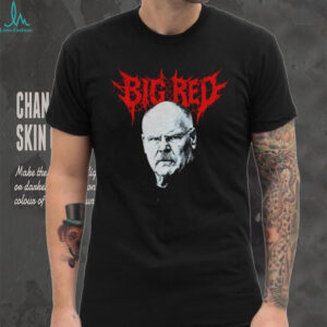 Andy Reid big face Death Metal Big Red Kansas City Chiefs NFL Football shirt