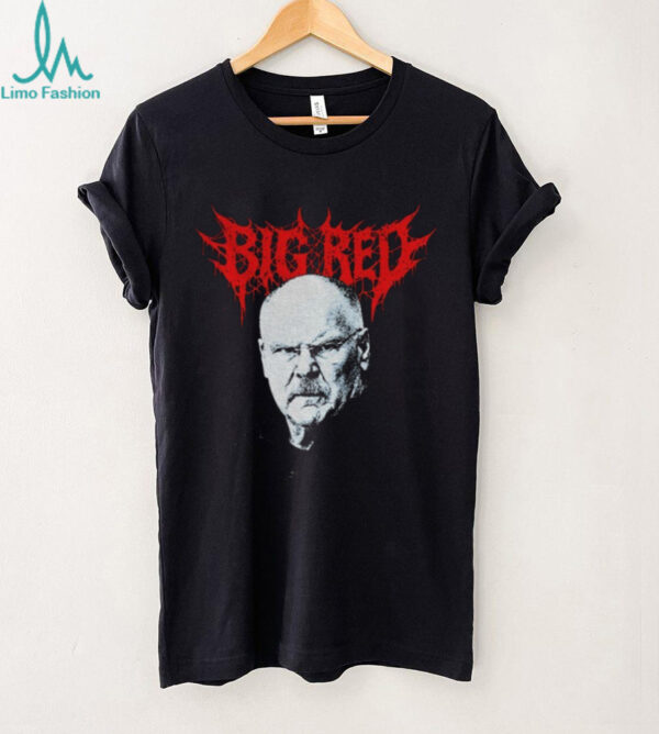 Andy Reid big face Death Metal Big Red Kansas City Chiefs NFL Football shirt