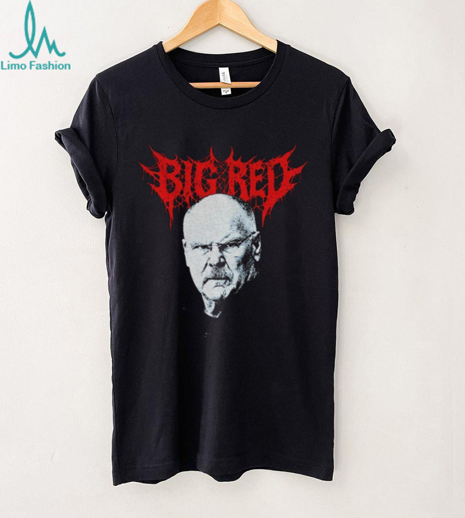 Andy Reid big face Death Metal Big Red Kansas City Chiefs NFL Football shirt Andy Reid big face Death Metal Big Red Kansas City Chiefs NFL Football shirt