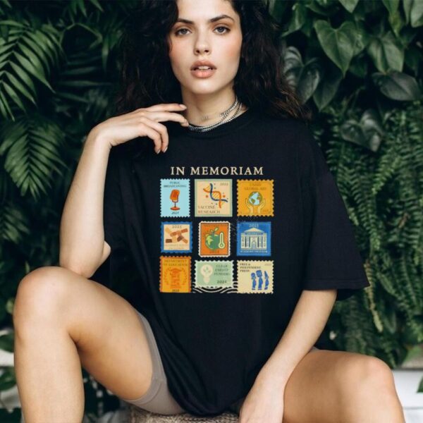 Anti Fascism Retro In Memoriam stamp shirt