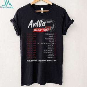 Antifa World Tour crushing fascist since’44 shirt