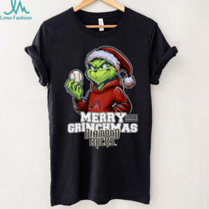 Arizona Diamondbacks Grinch Christmas T Shirt Merry Christmas Baseball Tee