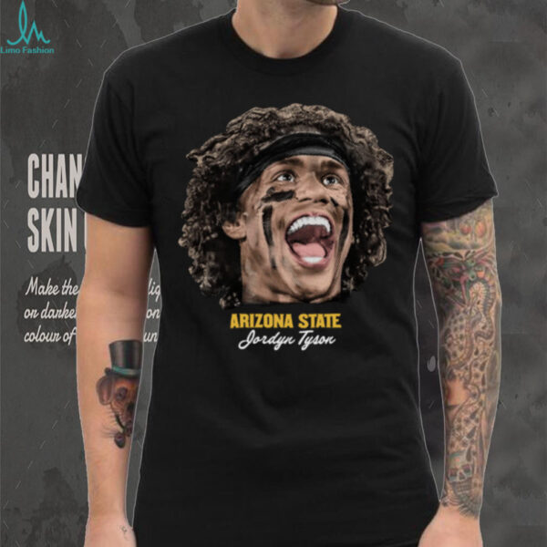 Arizona State Football Jordyn Tyson Illustrated T Shirt