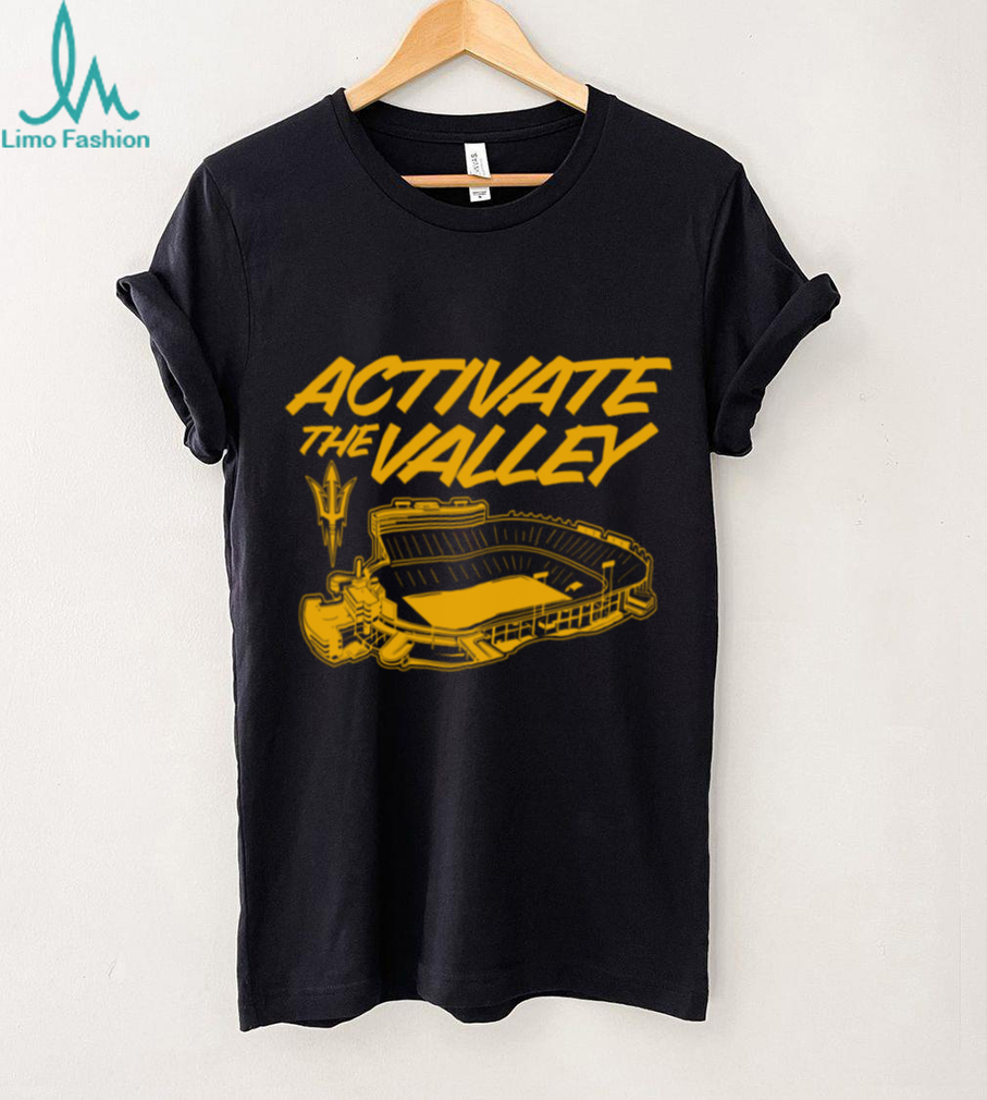 Arizona State Sun Devils Football Activate The Valley Tee Arizona State Sun Devils Football Activate The Valley Tee