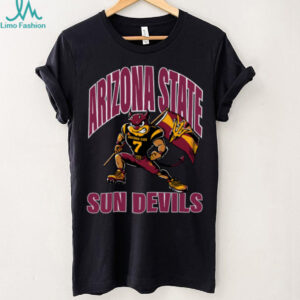Arizona State Sun Devils Mascot Planting Flag College Football Tee