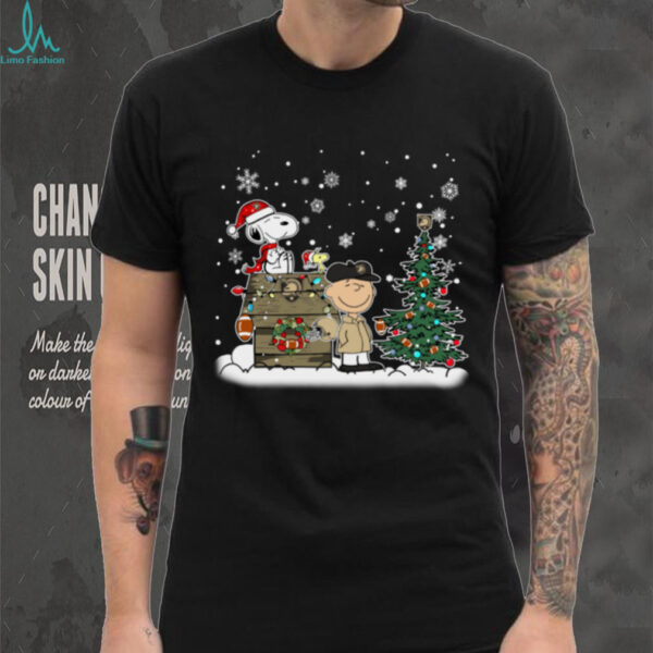 Army Black Knights Snoopy Charlie Brown Christmas Holiday T Shirt