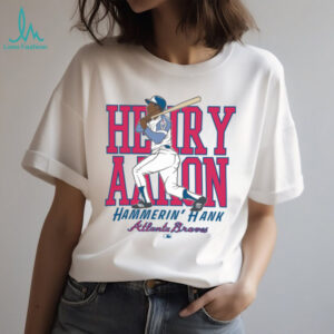 Atlanta Braves Hank Aaron Cooperstown Player T Shirt Hoodie