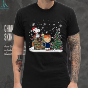 Auburn Tigers Snoopy Charlie Brown Christmas Holiday T Shirt