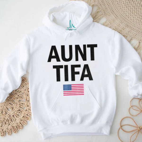 Aunt Tifa Political Parody American flag shirt