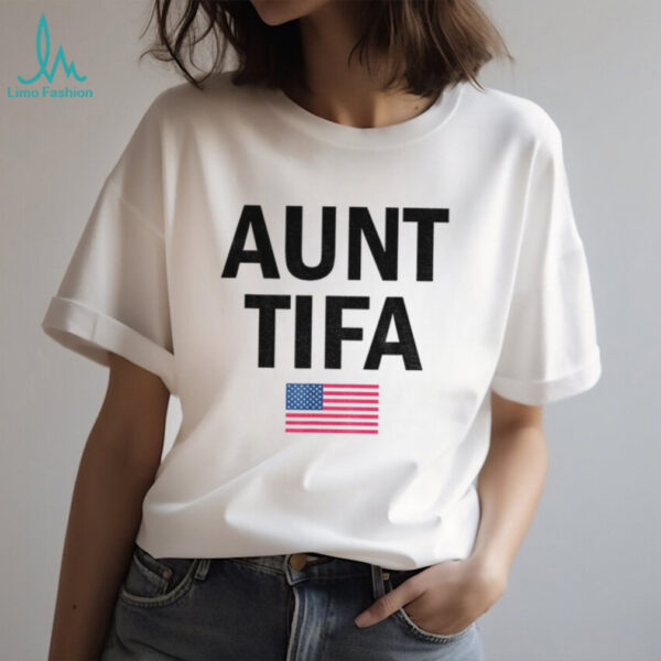Aunt Tifa Political Parody American flag shirt
