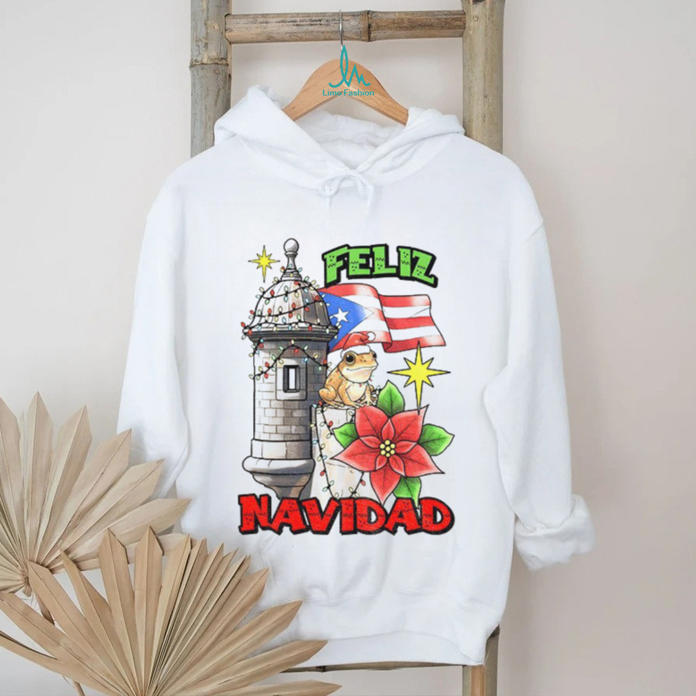 Bad Bunny Feliz Navidad Puerto Rican flag Merry Christmas shirt Bad Bunny Feliz Navidad Puerto Rican flag Merry Christmas shirt