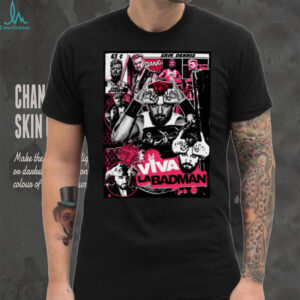 Bad Man Erik Dennis Badman Collage T Shirt Wrestling Tees