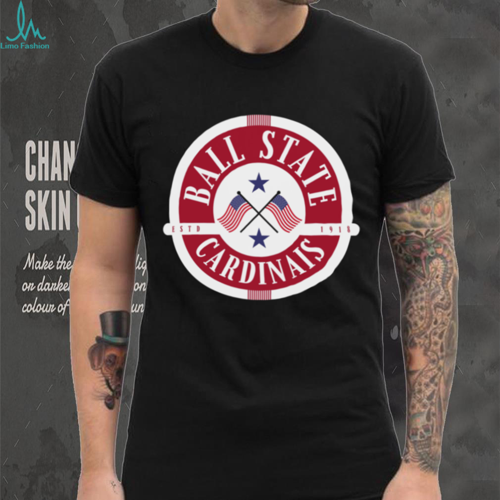 Ball State Cardinals ComfortWash Flag Shirt Ball State Cardinals ComfortWash Flag Shirt
