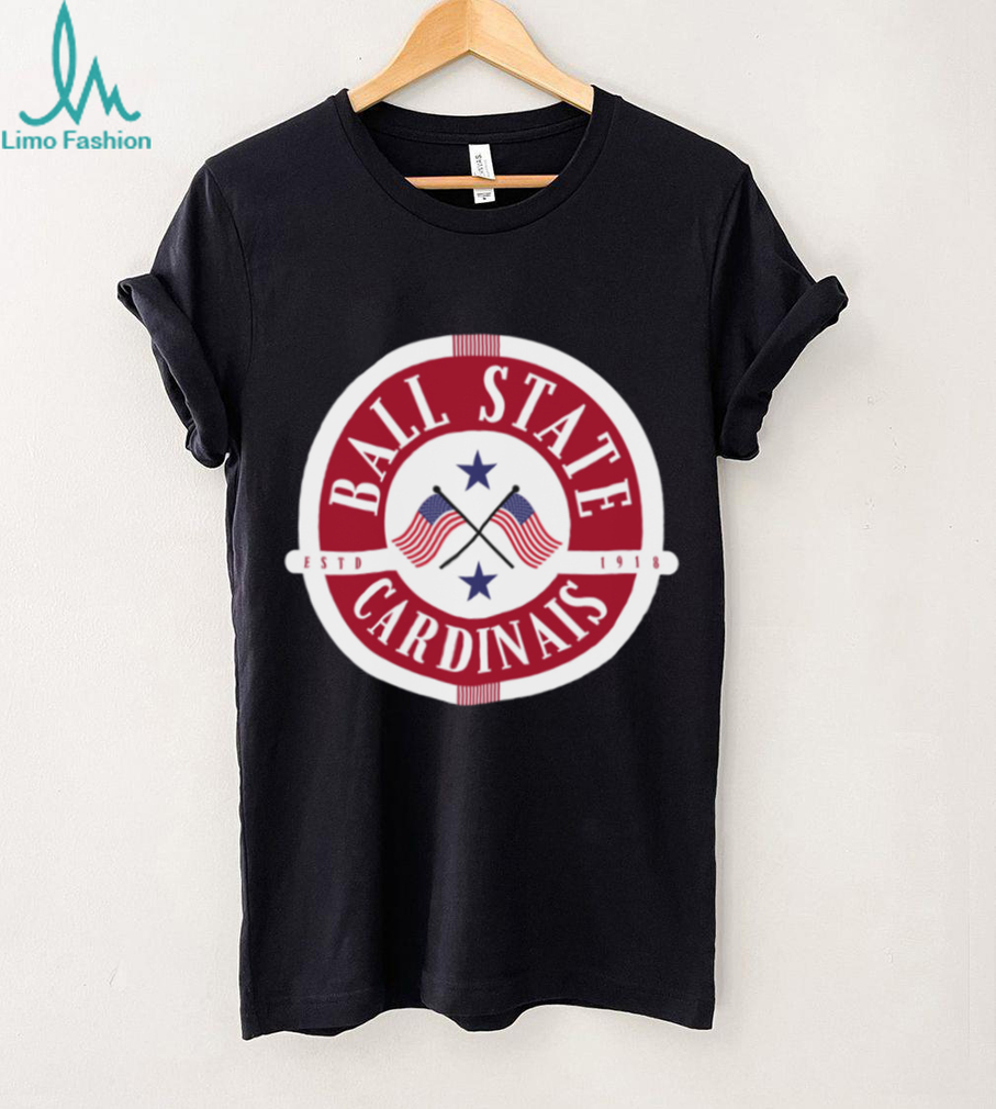 Ball State Cardinals ComfortWash Flag Shirt Ball State Cardinals ComfortWash Flag Shirt