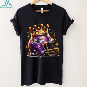 Baltimore Ravens King Crown Helmet T Shirt