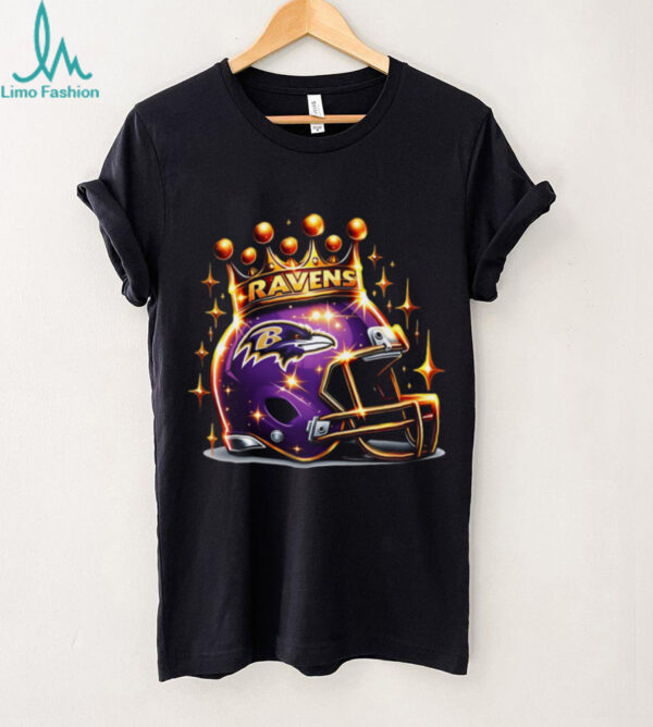 Baltimore Ravens King Crown Helmet T Shirt