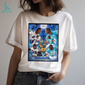 Baltimore Ravens vs Miami Dolphins NFL Football RIP Halloween 2025 poster shirt