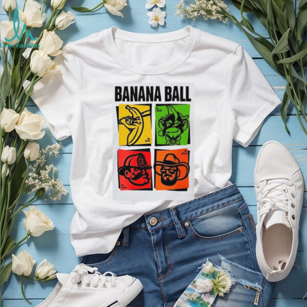 Banana Ball Characters T Shirt