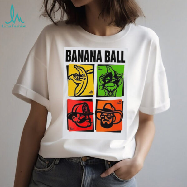 Banana Ball Characters T Shirt