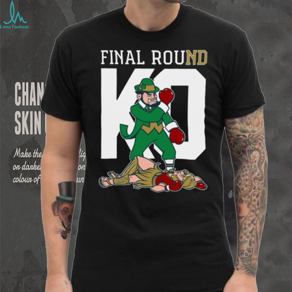 Barstool Sports Final Round KO Notre Dame Fighting Irish Football T Shirt Barstool Sports Final Round KO Notre Dame Fighting Irish Football T Shirt