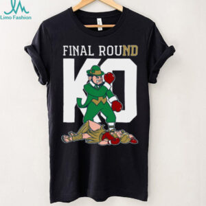 Barstool Sports Final Round KO Notre Dame Fighting Irish Football T Shirt