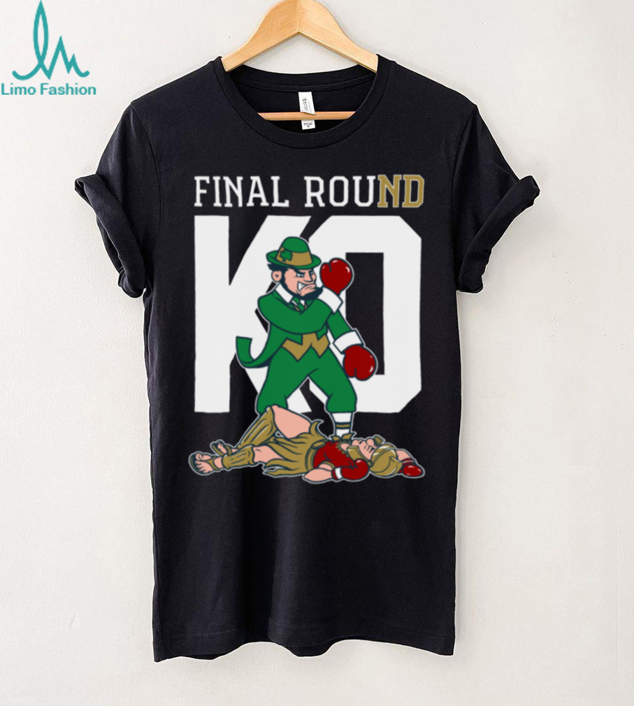 Barstool Sports Final Round KO Notre Dame Fighting Irish Football T Shirt Barstool Sports Final Round KO Notre Dame Fighting Irish Football T Shirt