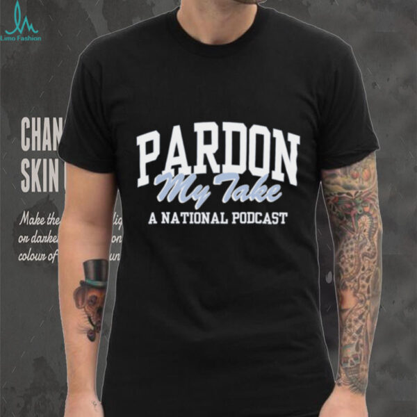 Barstool Sports Store Pardon My Take A National Podcast Tee Shirt