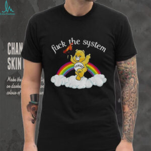 Bear resist fuck the system rainbow LGBT Pride Month shirt
