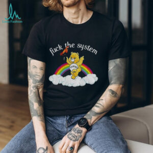 Bear resist fuck the system rainbow LGBT Pride Month shirt