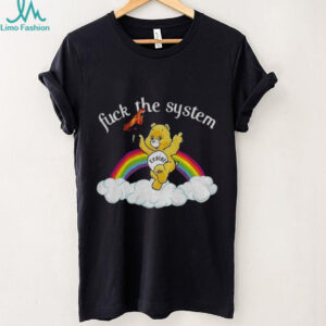 Bear resist fuck the system rainbow LGBT Pride Month shirt