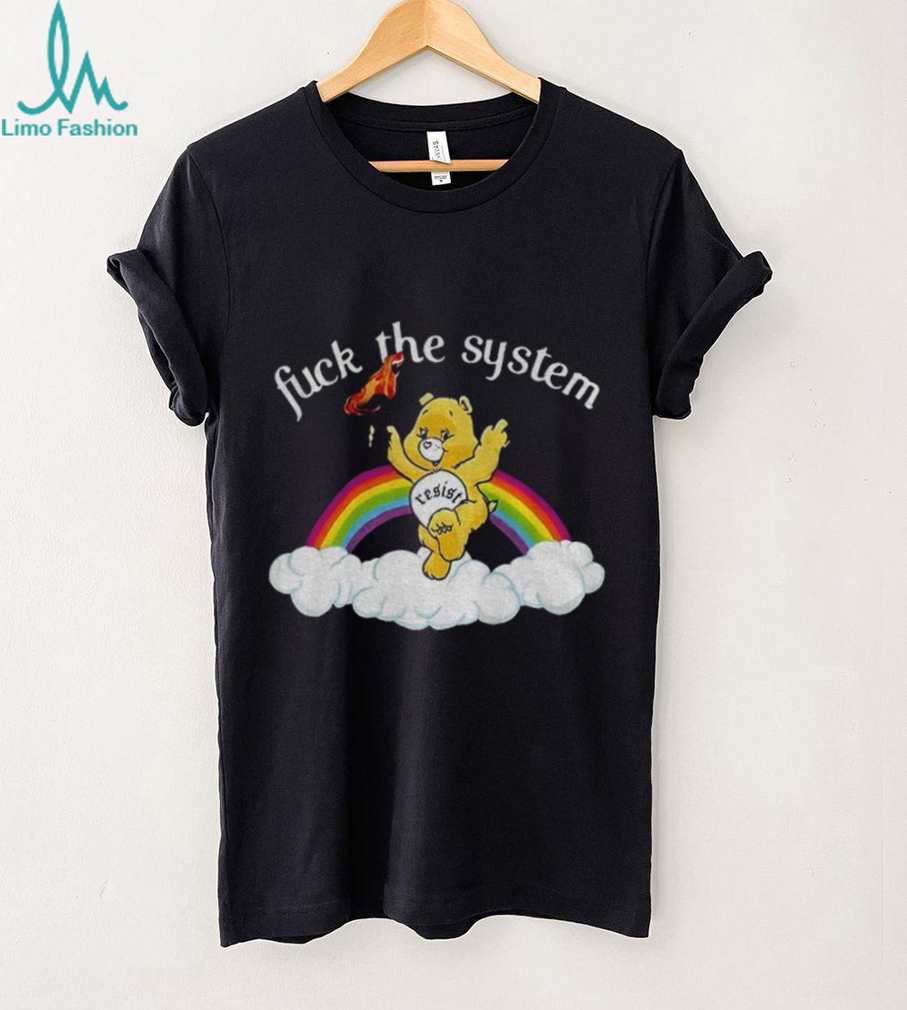 Bear resist fuck the system rainbow LGBT Pride Month shirt Bear resist fuck the system rainbow LGBT Pride Month shirt