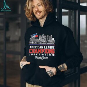 Blue Jays World Series 2025 Team Roster Player Name City Skyline TShirt