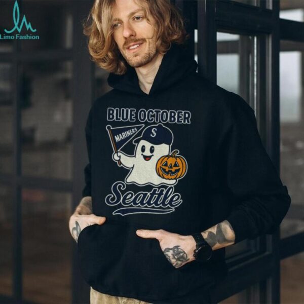 Blue October Seattle Mariners Halloween Ghost shirt