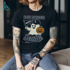 Blue October Seattle Mariners Halloween Ghost shirt