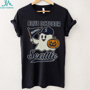 Blue October Seattle Mariners Halloween Ghost shirt