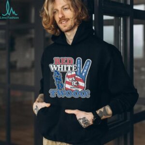 Bluechip Wrestling Shop Red White And Two Short Sleeve Wrestling Tee Shirt