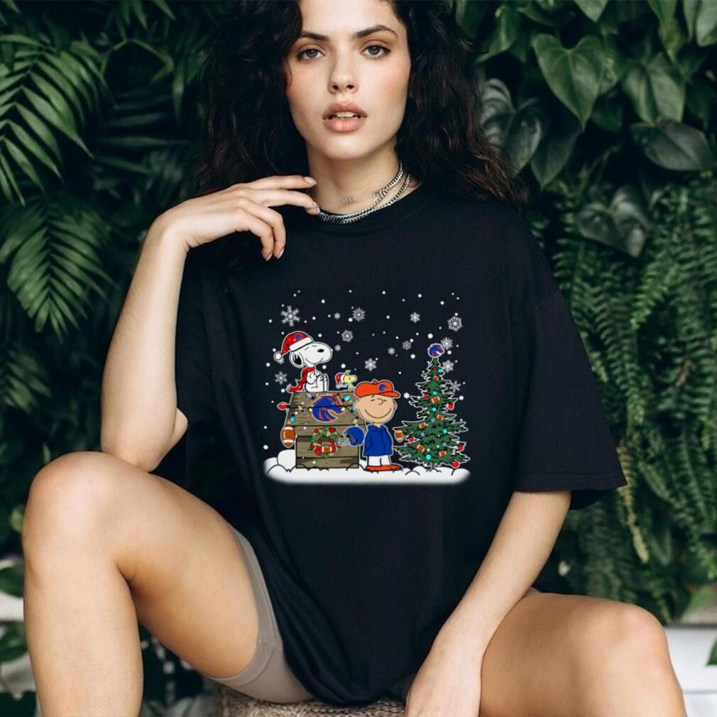Boise State Broncos Snoopy Charlie Brown Christmas Holiday T Shirt Boise State Broncos Snoopy Charlie Brown Christmas Holiday T Shirt