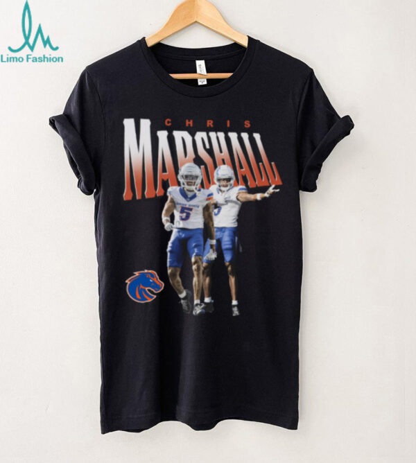Boise State Football Chris Marshall Illustrated T Shirt
