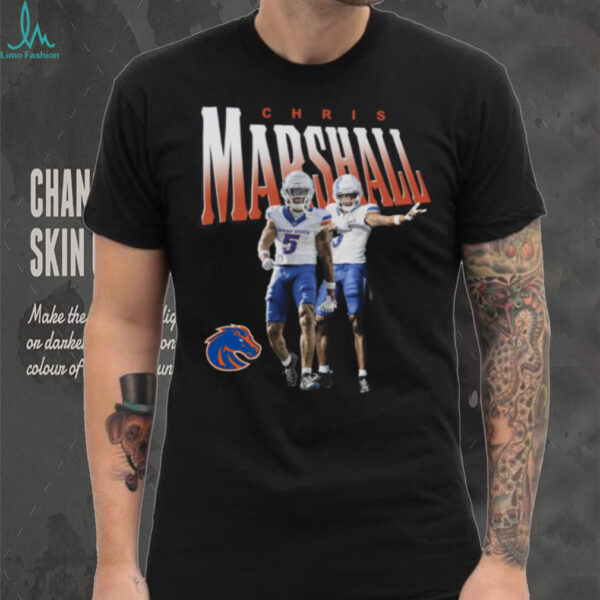 Boise State Football Chris Marshall Illustrated T Shirt