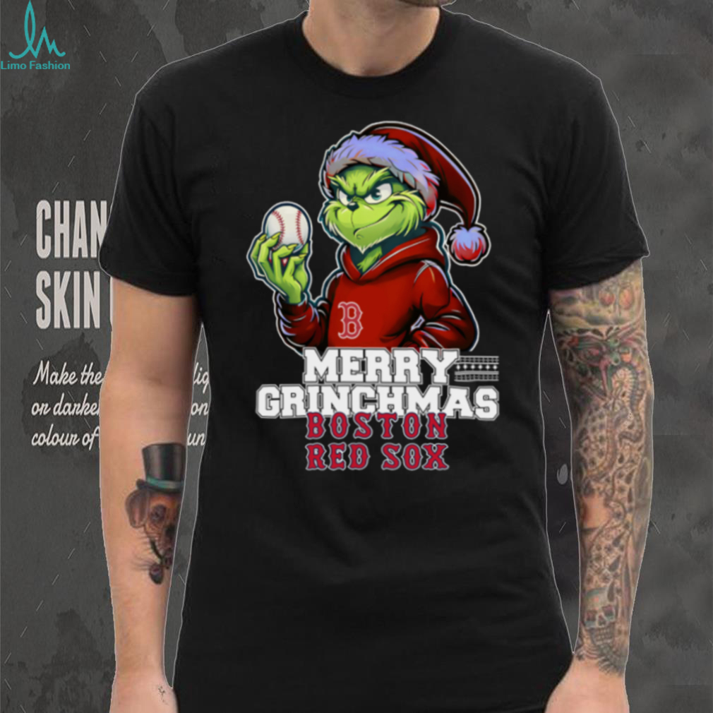 Boston Red Sox Grinch Christmas T Shirt Merry Christmas Baseball Tee Boston Red Sox Grinch Christmas T Shirt Merry Christmas Baseball Tee