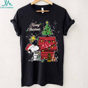 Boston Red Sox Merry Christmas With Snoopy Baby T Shirt