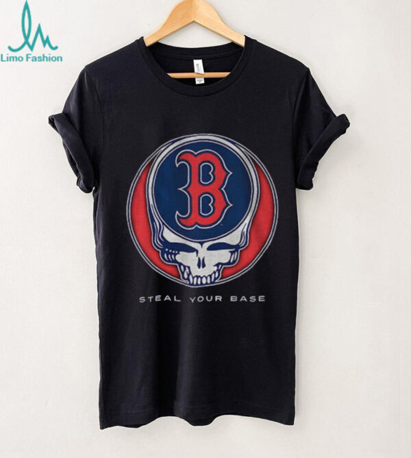 Boston Red Sox Steal Your Base Grateful Dead skull MLB shirt