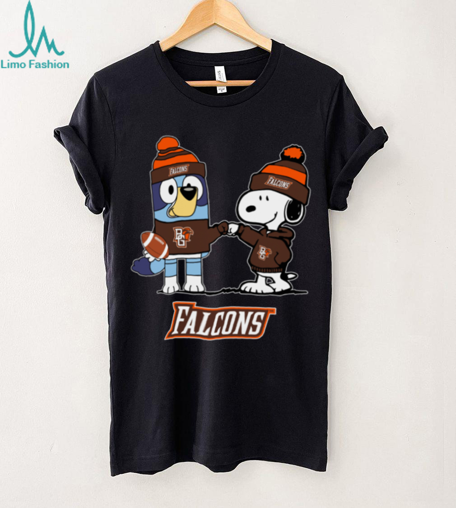 Bowling Green Falcons x Snoopy Bluey Christmas Football NCAA TShirt Bowling Green Falcons x Snoopy Bluey Christmas Football NCAA TShirt