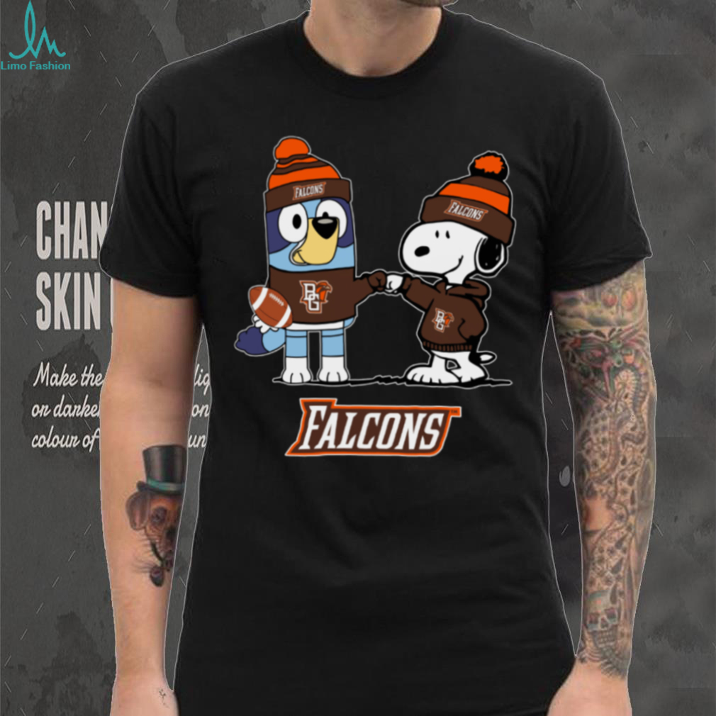 Bowling Green Falcons x Snoopy Bluey Christmas Football NCAA TShirt Bowling Green Falcons x Snoopy Bluey Christmas Football NCAA TShirt