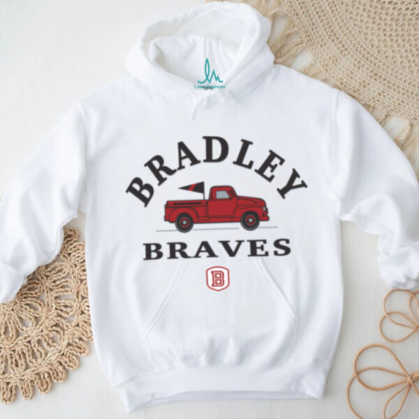 Bradley Braves Truck Logo College Spirit TShirt