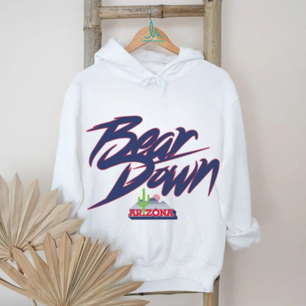 Breakingt Shop Arizona Wildcats Bear Down Cactus Logo T Shirt